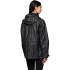 Stone Island Black Q100027 Slick Nylon Tela-TC Jacket