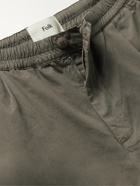 FOLK - Loom Wide-Leg Garment-Dyed Cotton-Canvas Trousers - Neutrals - 1