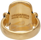 Dsquared2 Gold Vintage 'D2' Ring