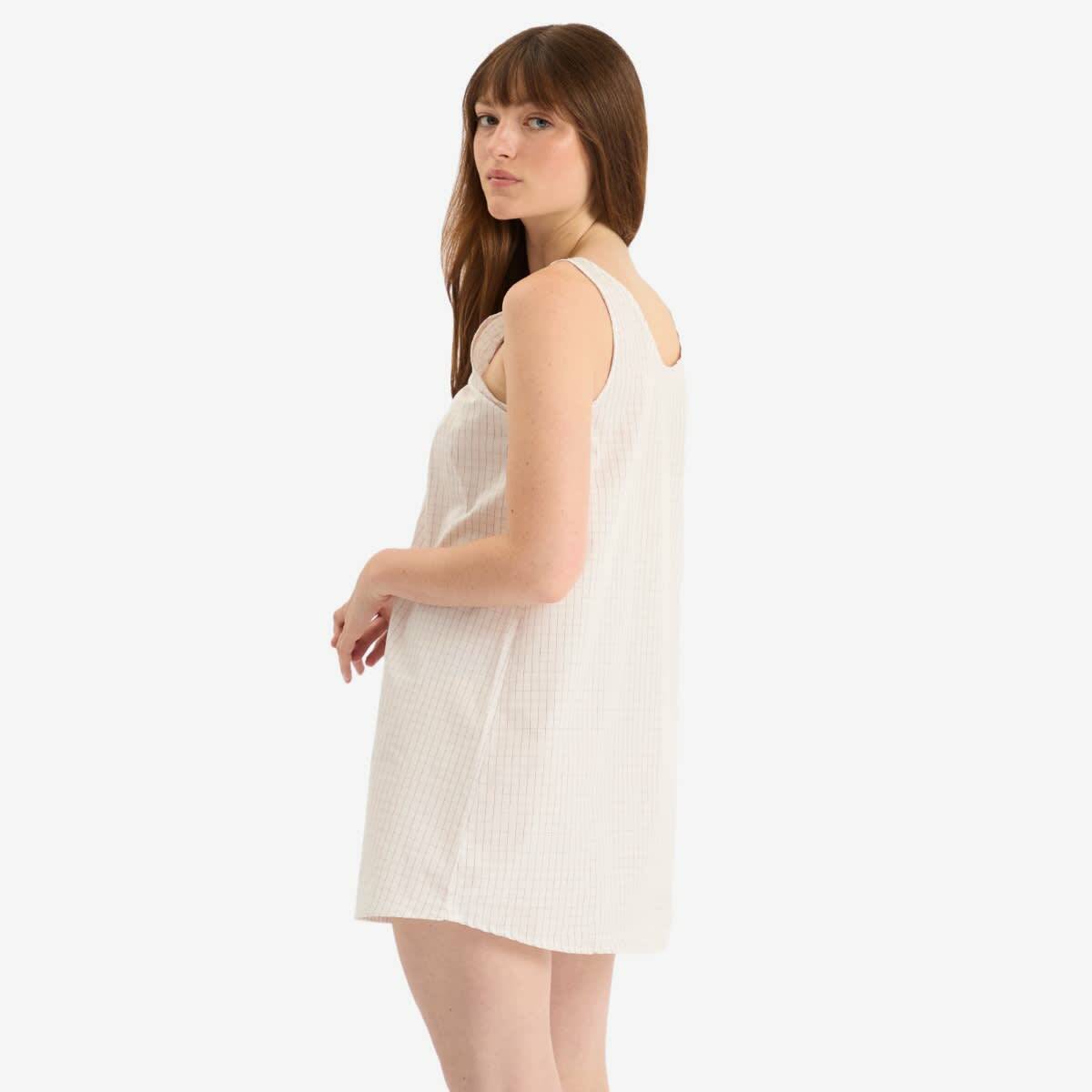 Fruity Booty Women's Check Mini Dress in Red/White