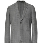 Paul Smith - Black Soho Slim-Fit Prince of Wales Checked Stretch-Cotton Seersucker Suit Jacket - Black