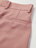 Séfr - Mike Straight-Leg Pleated Woven Suit Trousers - Pink