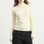 Entire Studios Women's Long Sleeve Polo in Limone