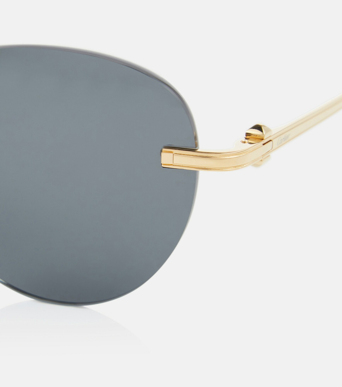 Cartier Eyewear Collection - Rimless aviator sunglasses Cartier