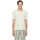 Homme Plisse Issey Miyake Off-White Basics T-Shirt