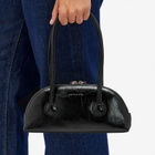 MARGE SHERWOOD Women's Bessette Shoulder Bag in Black Crinkle 