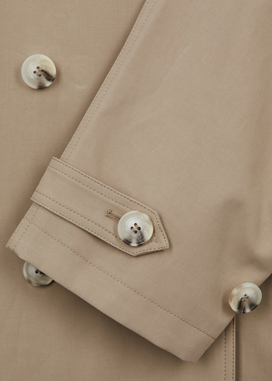 Meotine Bobby Cotton Trench Coat Beige
