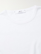 MR P. - Cotton and Silk-Blend Jersey T-Shirt - White - L