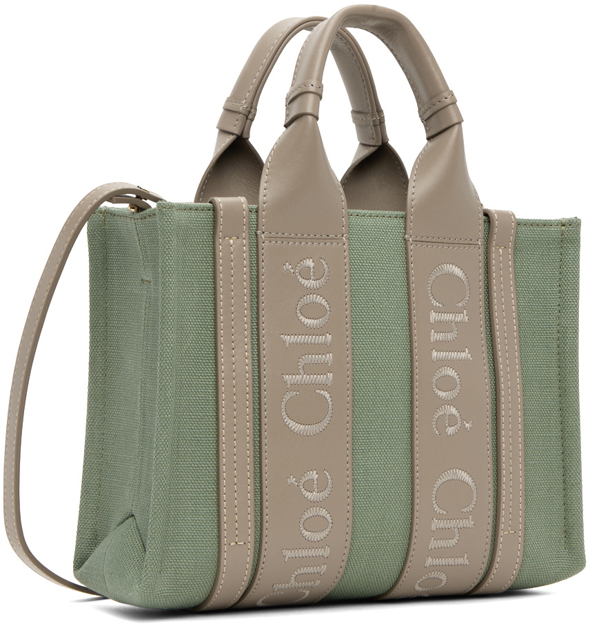 Chloé Green Small Woody Tote