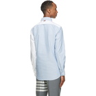 Thom Browne Blue and White Oxford Funmix Shirt