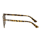 McQ Alexander McQueen White and Tortoiseshell Square Sunglasses