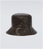 Nanushka - Caran faux-leather bucket hat