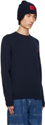 Hugo Navy Crewneck Sweater
