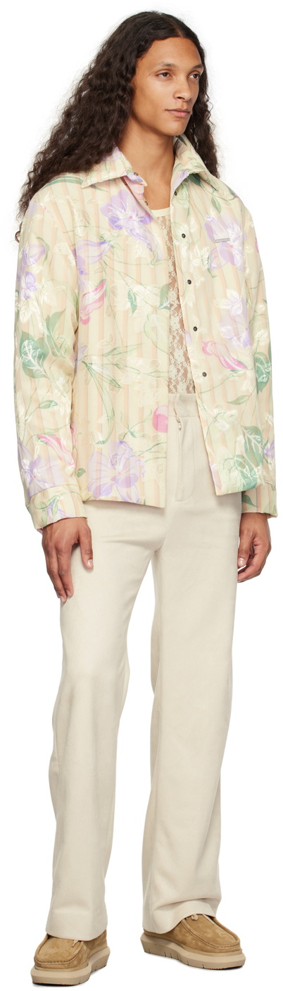 young n sang Multicolor Floral Shirt