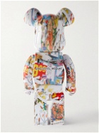 BE@RBRICK - Andy Warhol Jean-Michel Basquiat 1000% Printed PVC Figurine