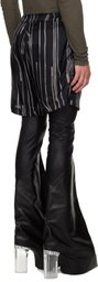 Rick Owens Black & Off-White Concordians Bela Boxers Shorts