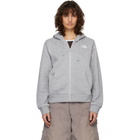 The North Face Gray Evolution Simple Dome Regular Full-Zip Hoodie