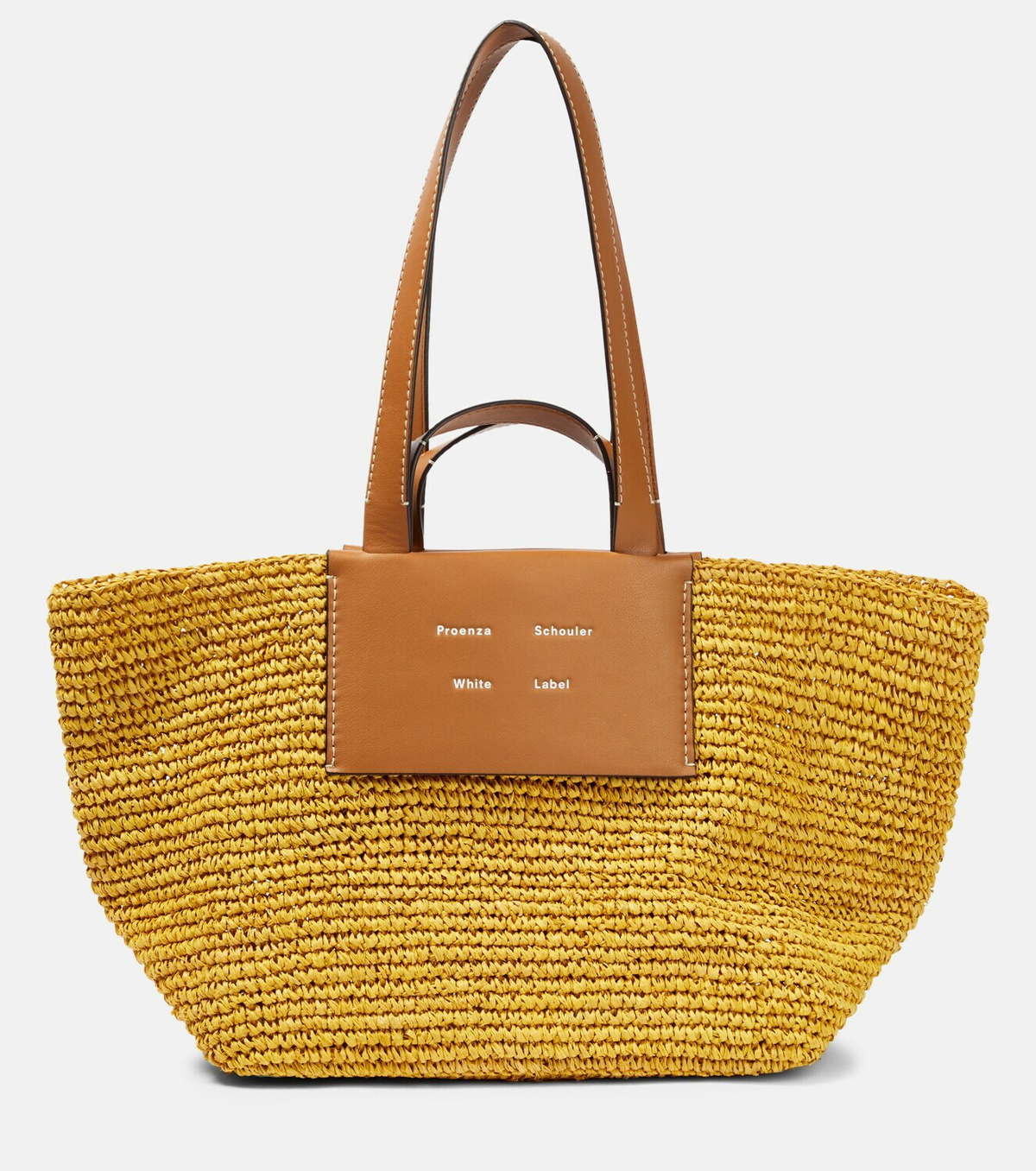 Proenza Schouler White Label Sullivan Raffia Shoulder Bag