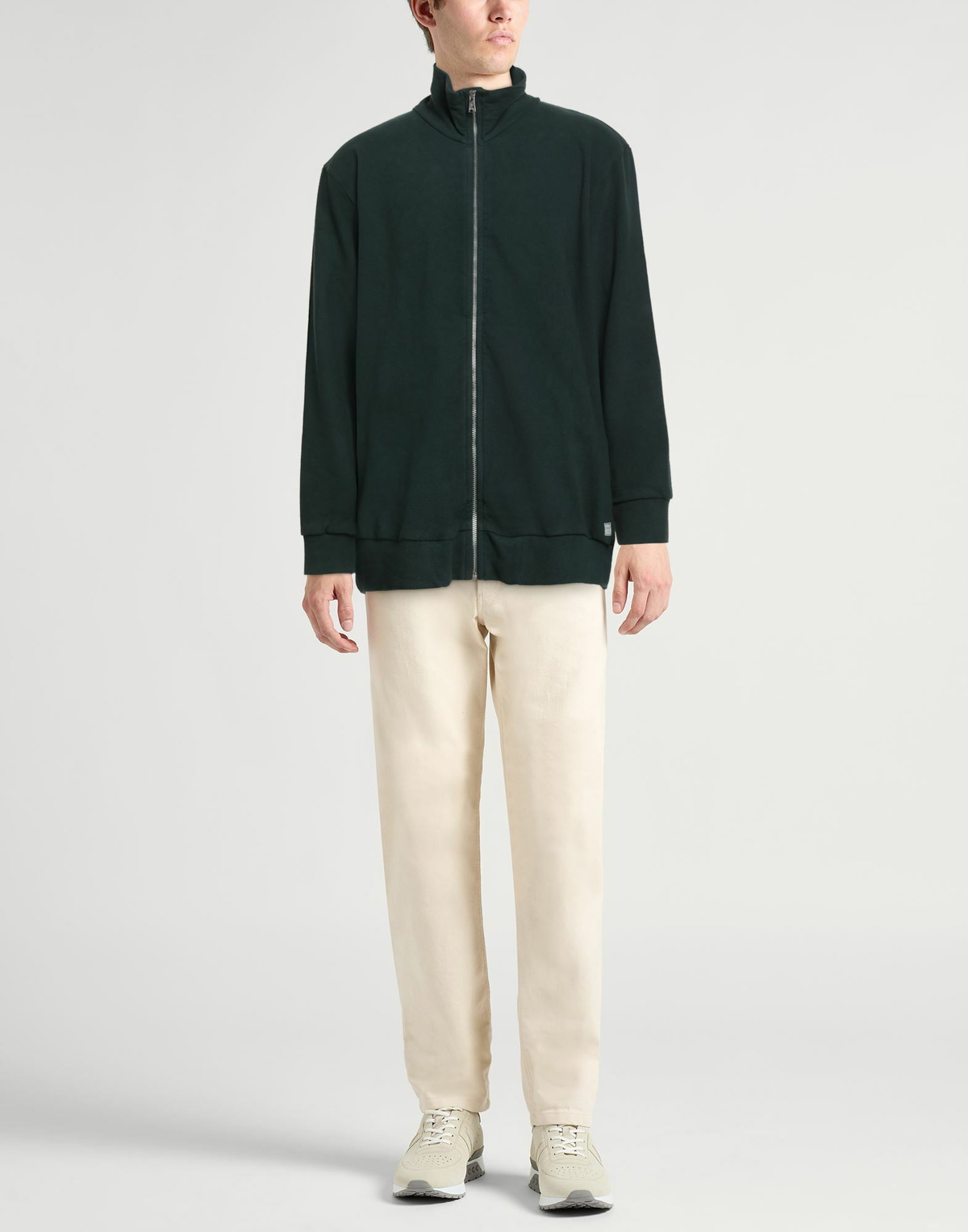 Crossley Mens Sweatshirt Dark in Green