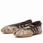 Adidas Women's Taekwondo Mei Ballet Sneaker in Off White/Dark Brown/Gum4