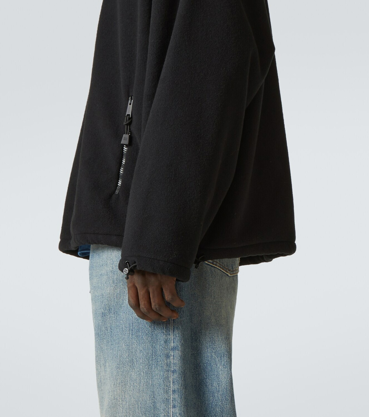 Miu Miu Fleece half-zip sweater