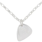 Stolen Girlfriends Club Silver Guitar Pick Pendant Necklace