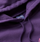 Noon Goons - Printed Loopback Cotton-Jersey Hoodie - Purple