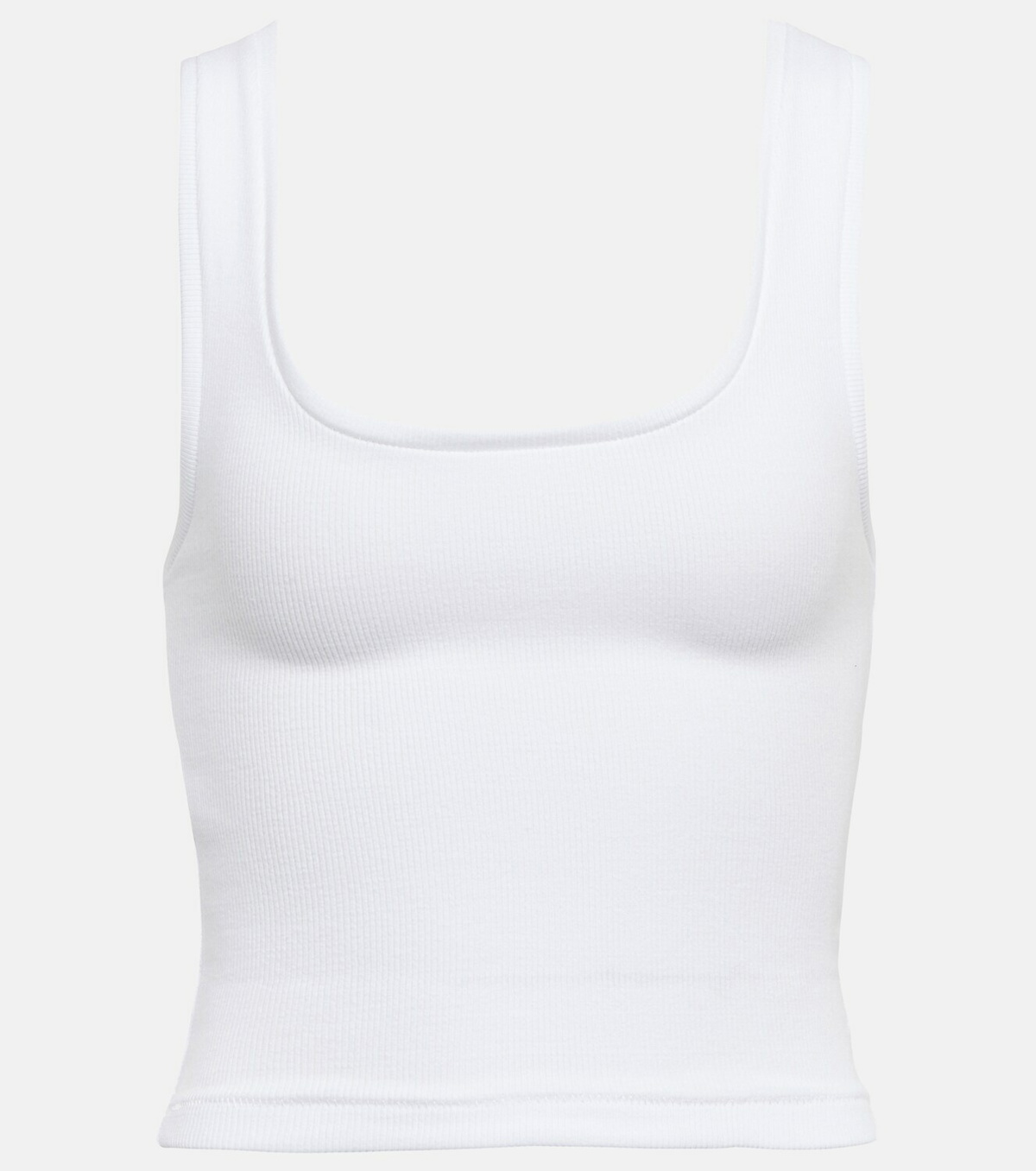 Wardrobe.NYC - Ribbed-knit cotton-blend tank top