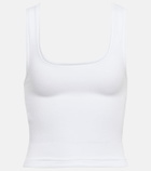 Wardrobe.NYC - Ribbed-knit cotton-blend tank top