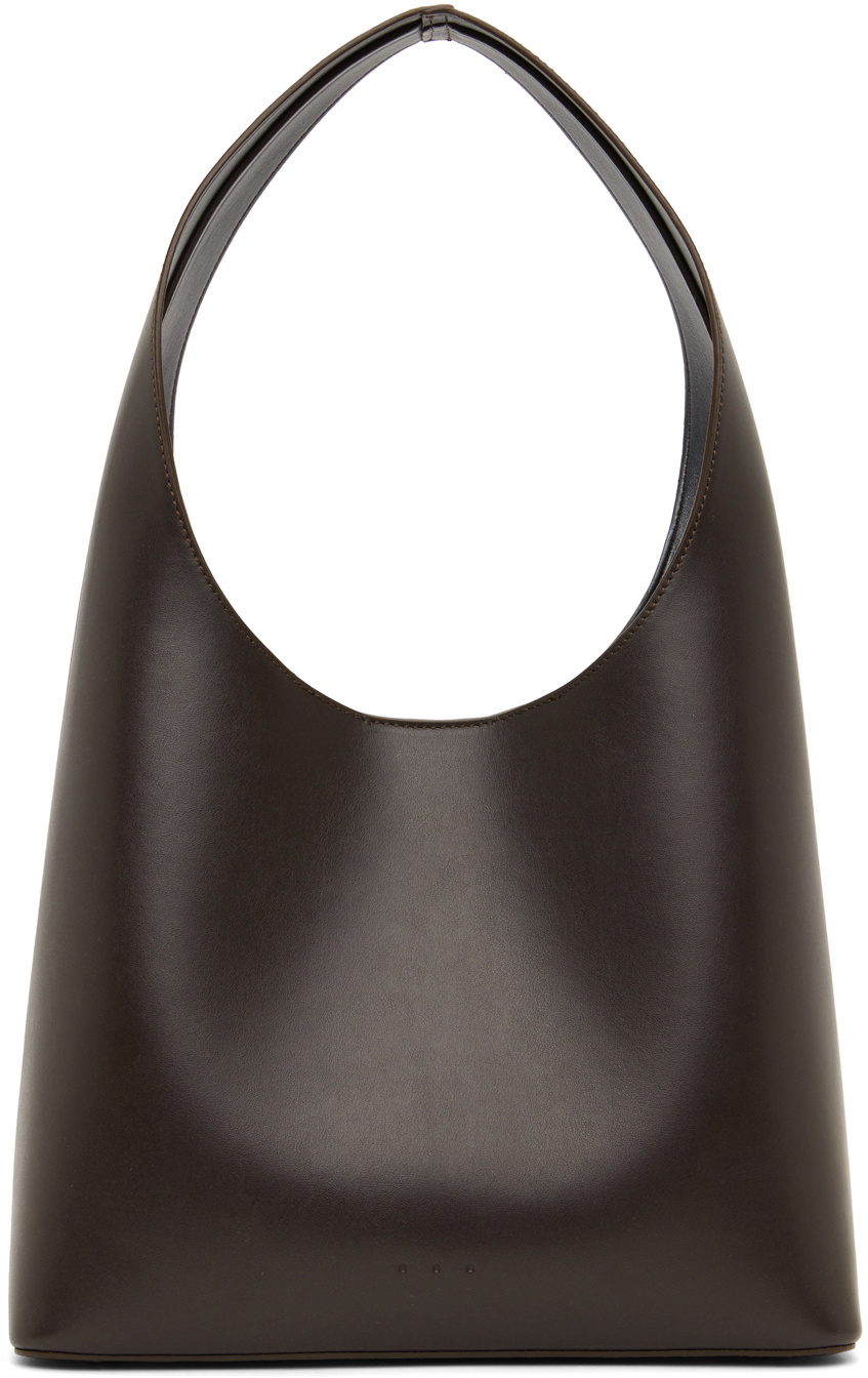 Aesther Ekme Sac Midi Shoulder Bag In Dark Truffle