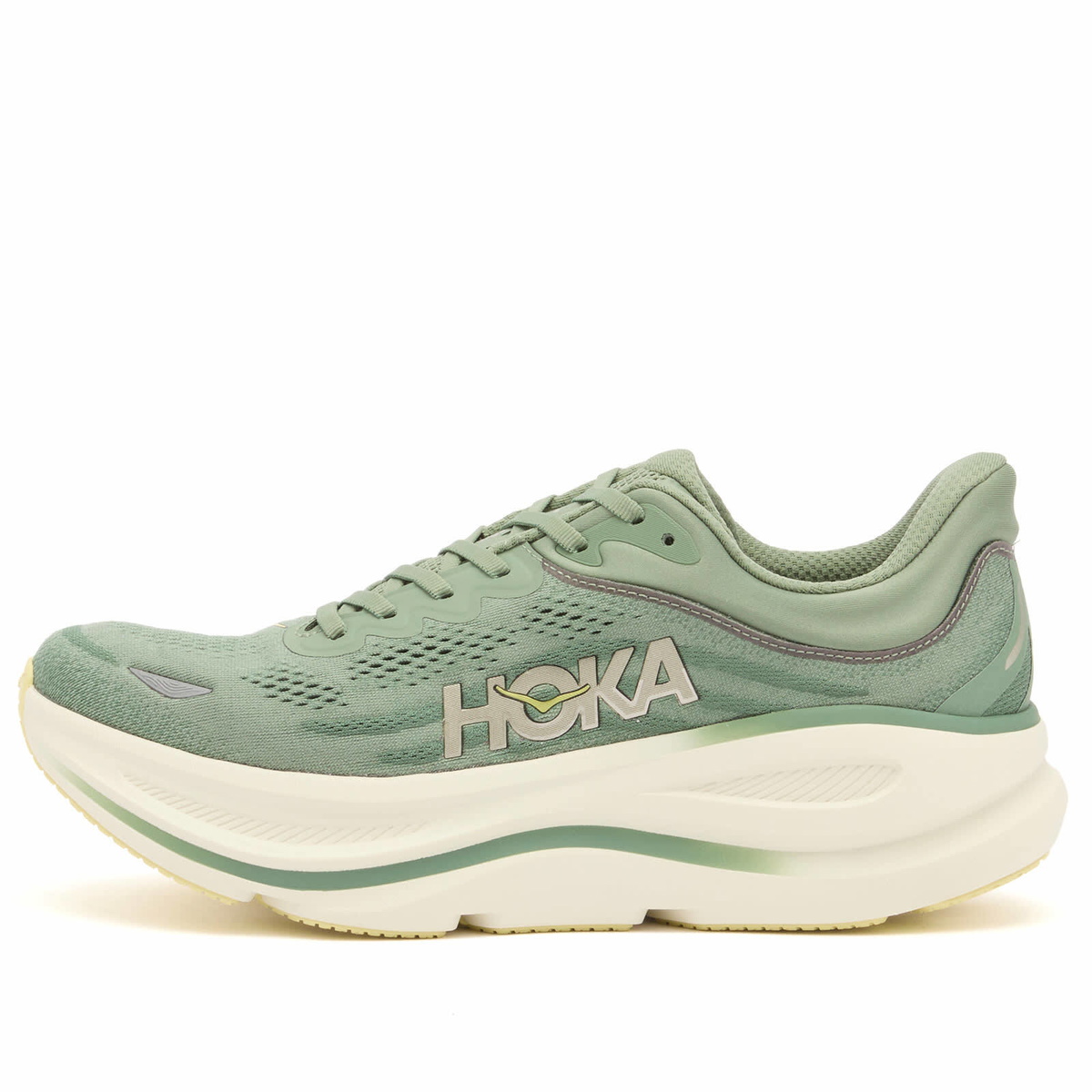 HOKA ONE ONE M Bondi 9 Sneaker in Succulent/Fern