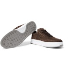 Tod's - Cassetta Nubuck Sneakers - Brown