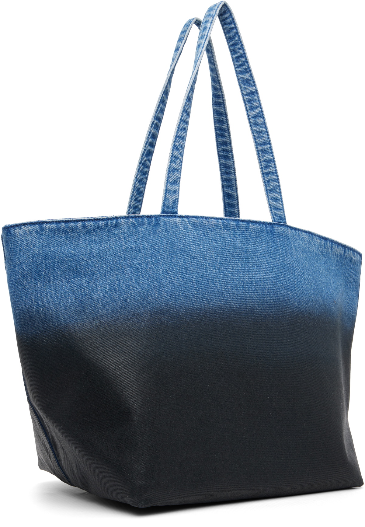 Alexander Wang Blue Denim Punch Large Tote