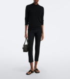 The Row E/W India Small leather shoulder bag