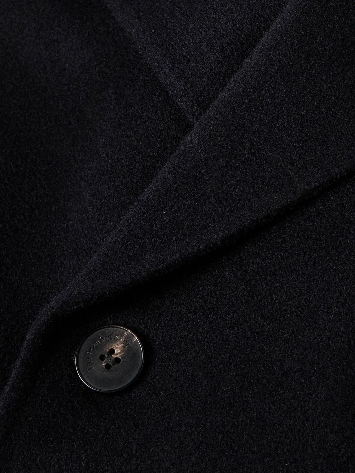 The Frankie Shop - Paxton Wool-Blend Felt Coat - Blue