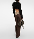 Didu Distressed cropped hoodie