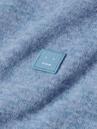 Acne Studios - Kalon Logo-Appliquéd Wool Sweater - Blue