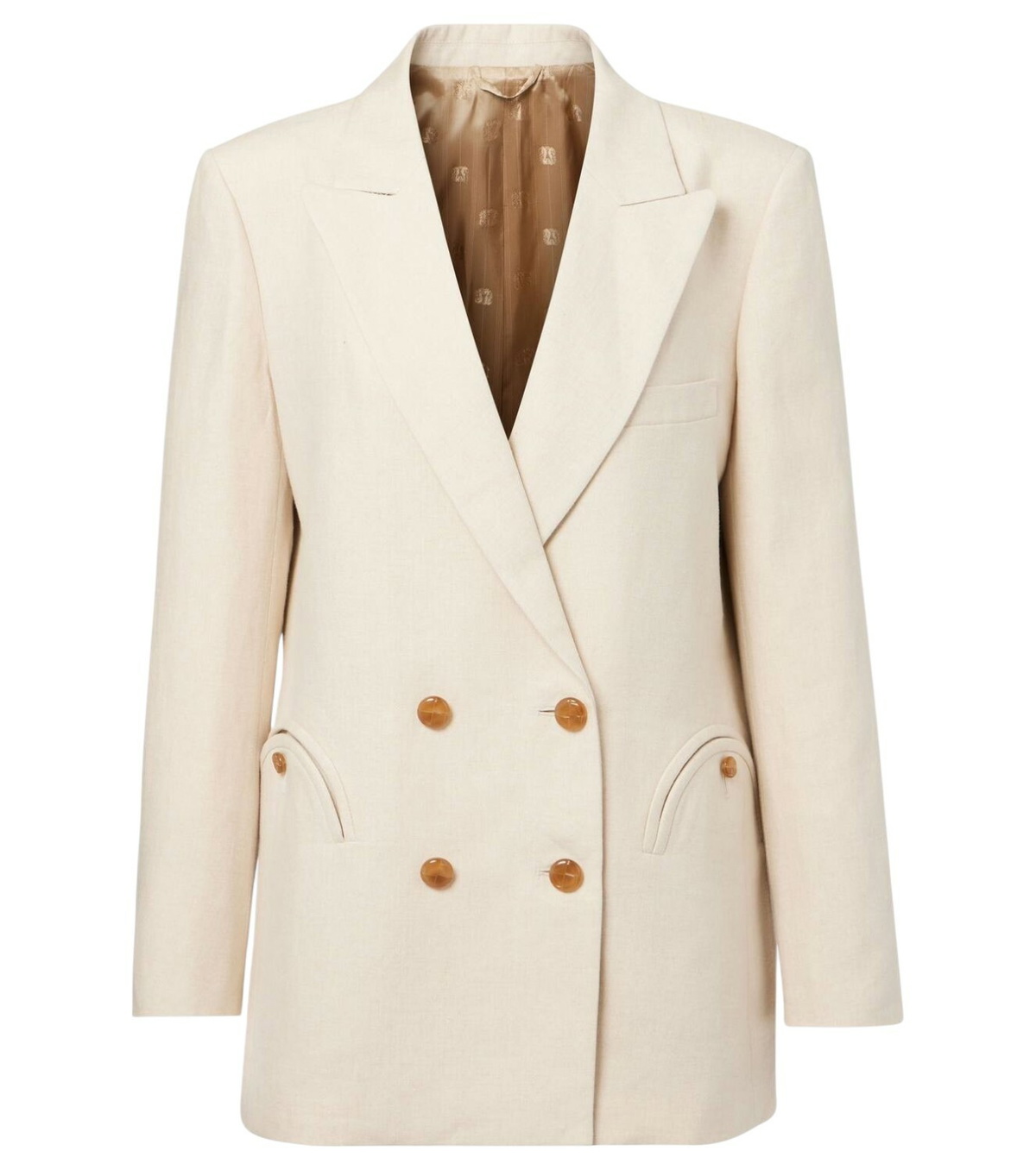 Blazé Milano Blue Linen Blazer main image 1