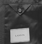 Lanvin - Silver Faille-Trimmed Wool-Blend Tuxedo Jacket - Silver