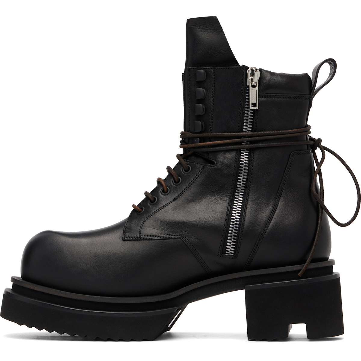 Rick Owens Black Tower Low Army Bogun Boots