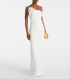 Roland Mouret Bridal one-shoulder crêpe maxi dress