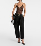 Isabel Marant Janice high-rise wool cropped pants