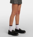 Gucci Web ribbed-knit cotton-blend socks