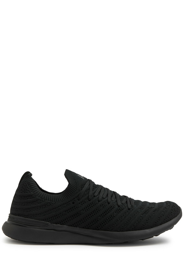 Photo: Athletic Propulsion Labs Techloom Wave Knitted Sneakers Black