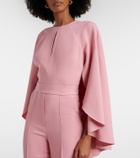 Elie Saab Caped cady jumpsuit