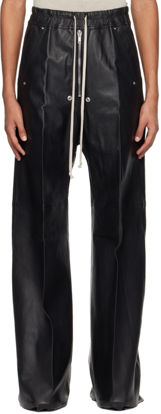 Photo: Rick Owens Black Bela Leather Pants