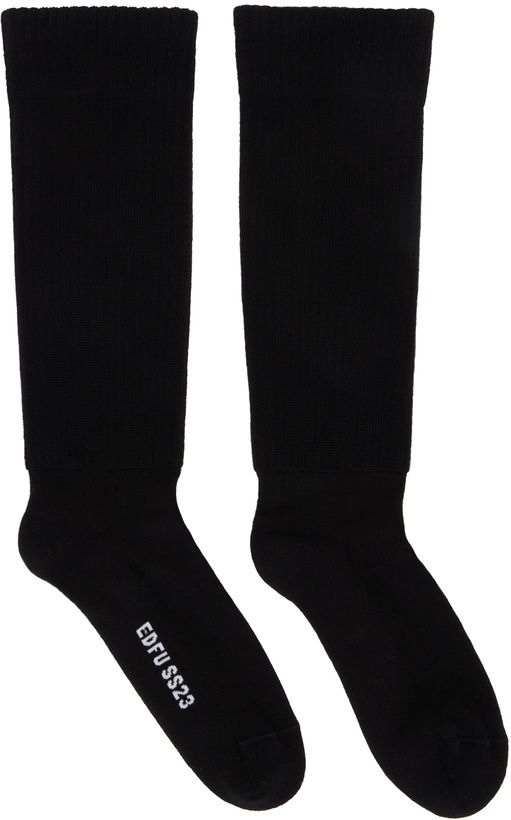 Photo: Rick Owens Black Thick Socks