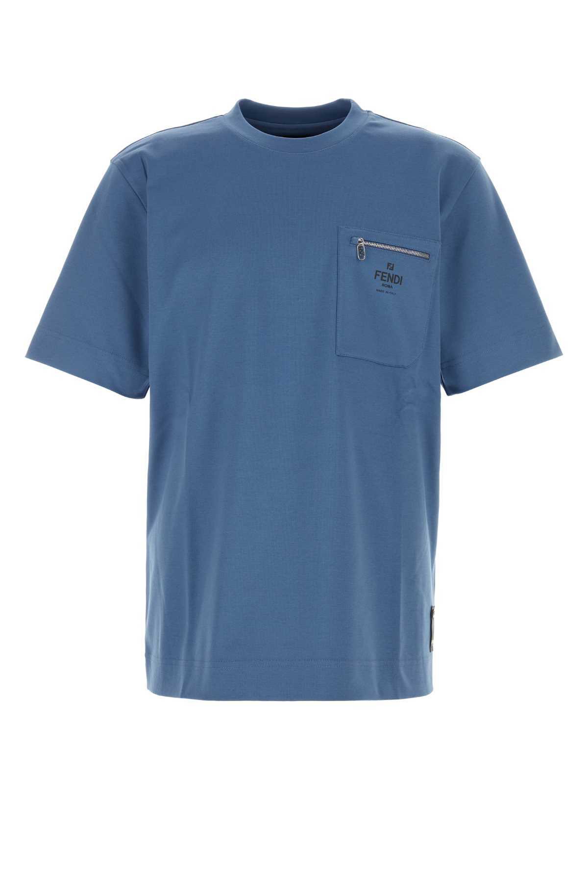 Fendi - Logo-Print Cotton-Jersey T-Shirt - White Fendi