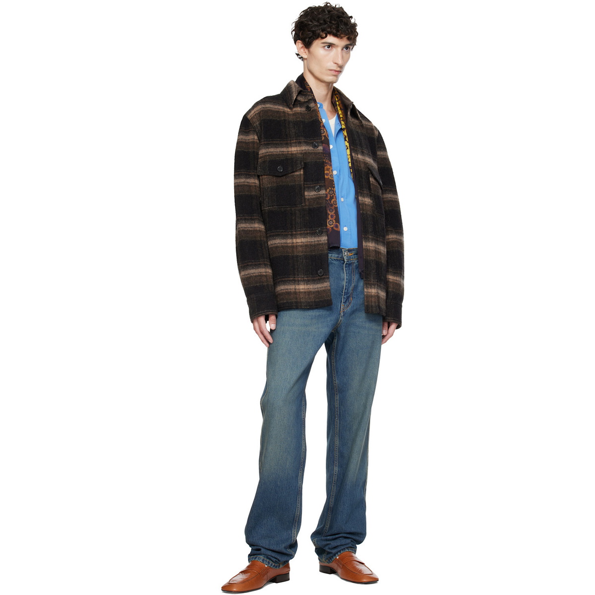 Isabel Marant Black & Beige Kervon Jacket
