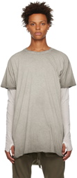 Boris Bidjan Saberi Grey One Piece T-Shirt